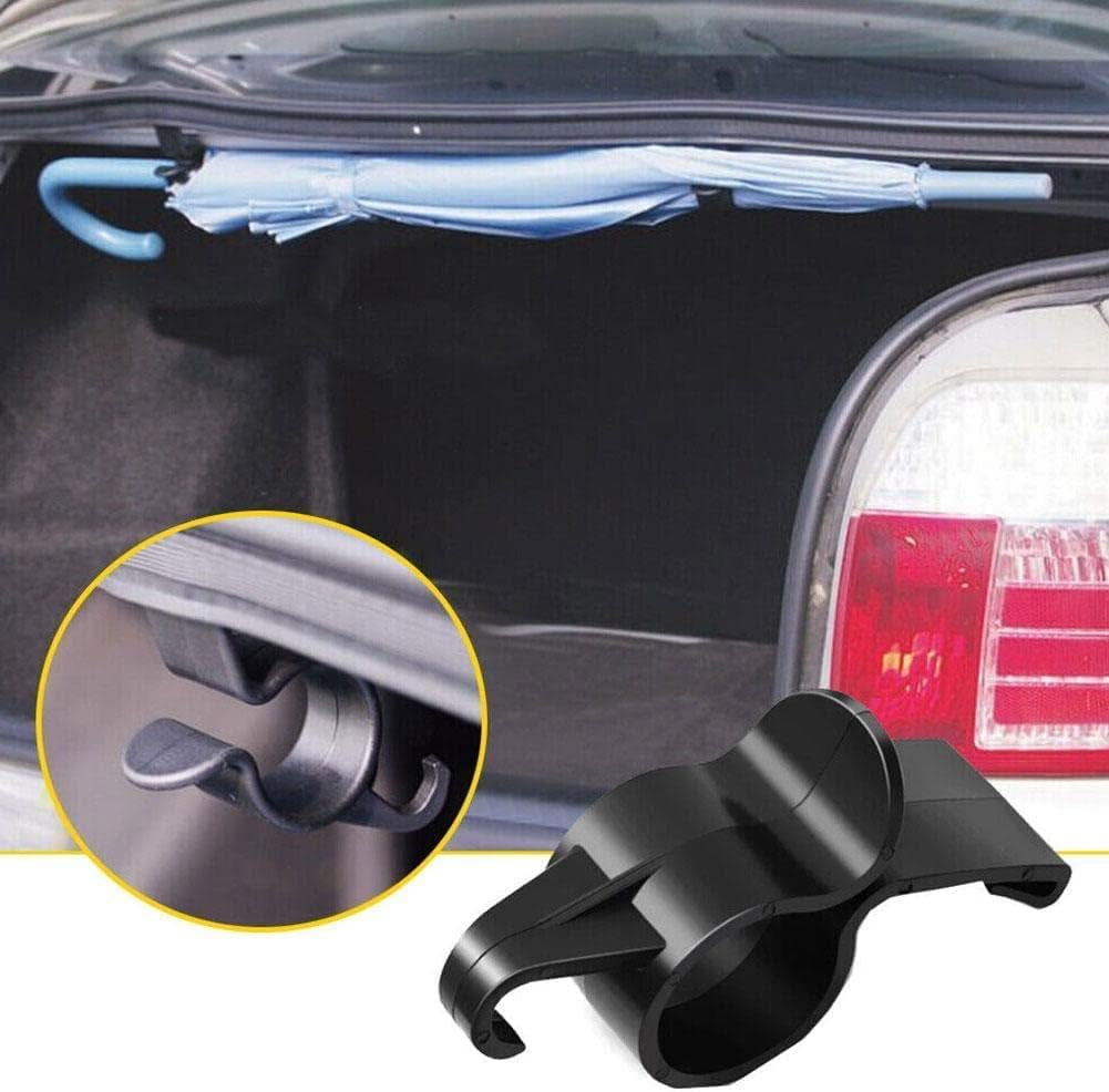 Ganchos De Reposacabezas Para Coche (2 Uds) — Cuelga Bolsas, Mochila O Paraguas, Sin Herramientas