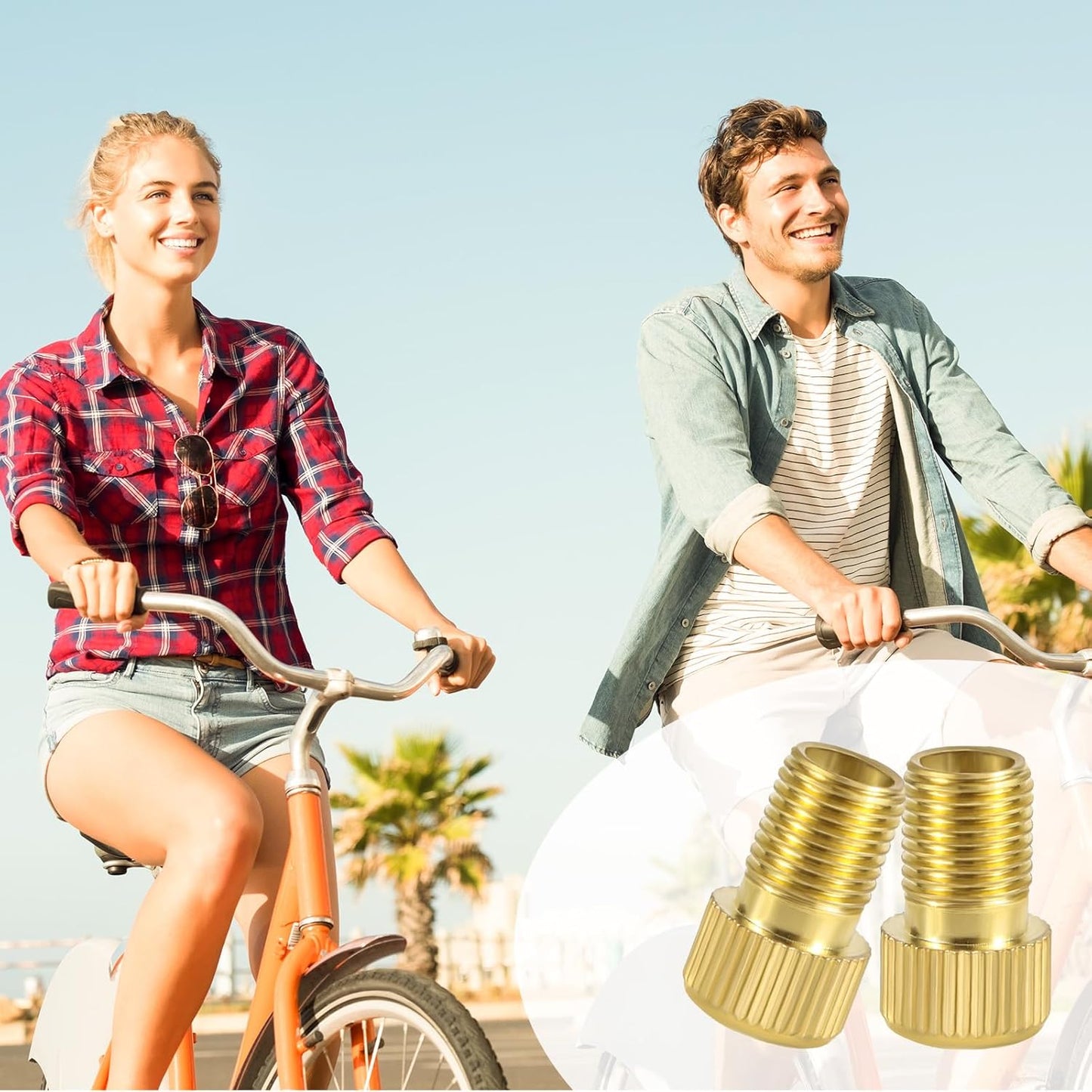 Kit Universal De Adaptadores Para Inflador 9 En 1 — Boquillas De Latón Para Válvula De Bici (Presta/Schrader), Balones, Colchones E Inflables