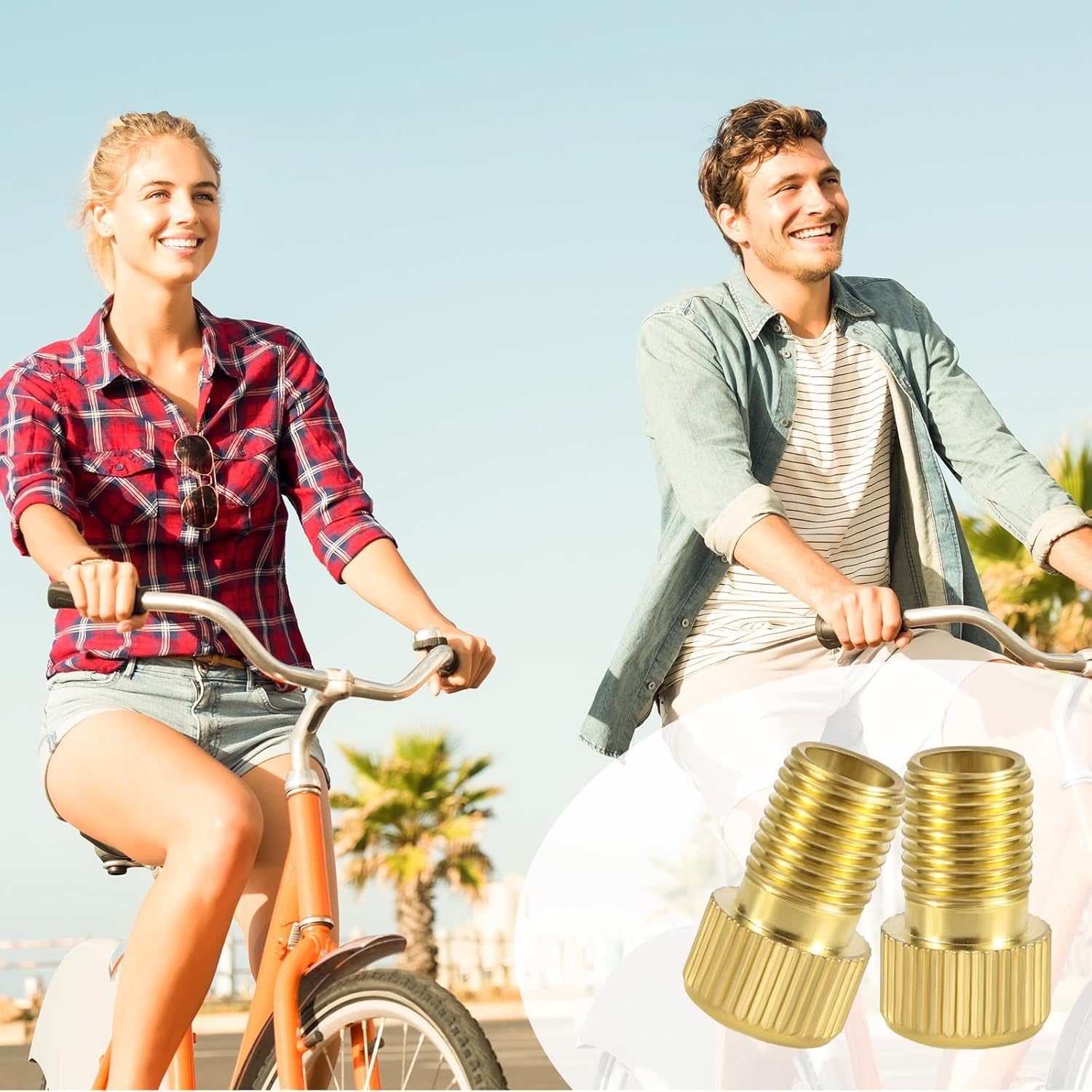 Kit Universal De Adaptadores Para Inflador 9 En 1 — Boquillas De Latón Para Válvula De Bici (Presta/Schrader), Balones, Colchones E Inflables