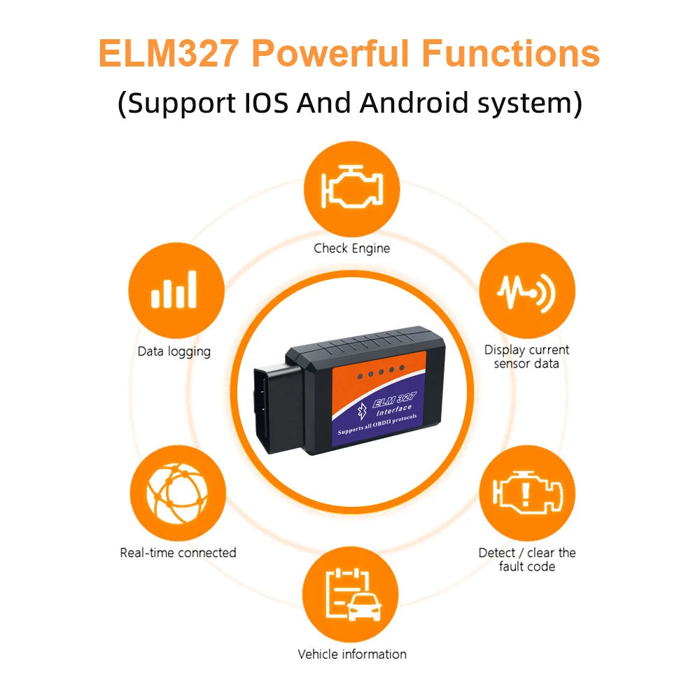 Escáner OBD2 Bluetooth — Lee Y Borra El Testigo Del Motor Desde Tu Móvil (Compatible Android E Ios)