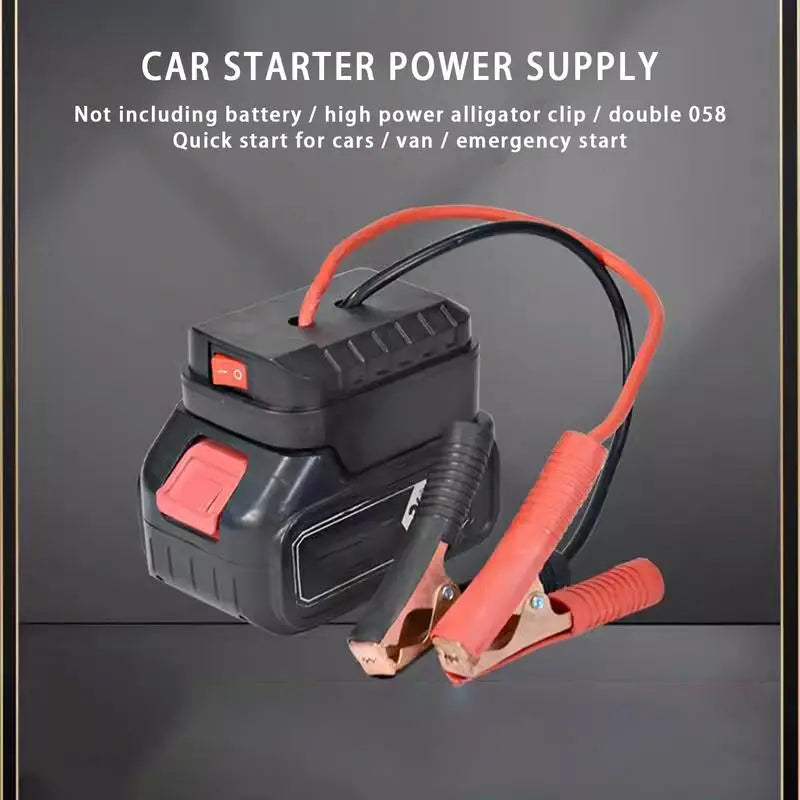 Arrancador De Batería Portátil Para Coche — Jump Starter De Litio Que Arranca Sin Pinzas Ni Ayuda (Cabe En La Guantera)