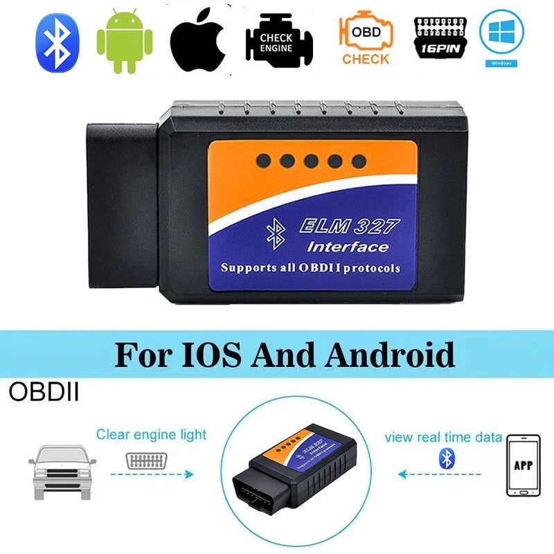 Escáner OBD2 Bluetooth — Lee Y Borra El Testigo Del Motor Desde Tu Móvil (Compatible Android E Ios)